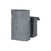 Basil City dubbele fietstas voor 28-32 liter, universeel geschikt voor fietsdragers, zwart, stevig en waterbestendig.