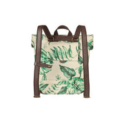 Basil Ever-Green fietsrugzak met waterafstotende stof, 40% gerecycled PET, hook-on bevestiging, groene kleur, geschikt voor fietsen.