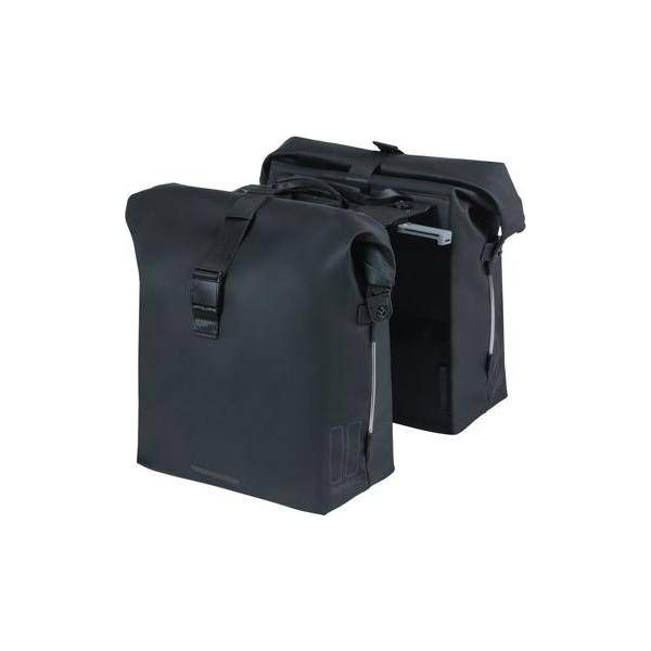 Basil Dubbele Fietstas Soho Nordlicht Mik 41 Liter 31 X 13 X 37 Cm - Le Coq Wielerartikelen