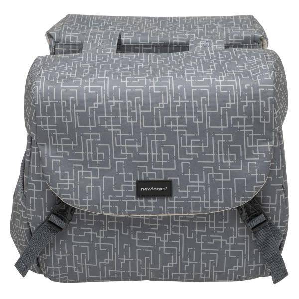 New Looxs Dubbele Fietstas Mondi Joy Double RT 38 Liter - Le Coq Wielerartikelen
