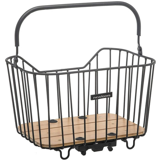 New Looxs Fietsmand Palermo 24 Liter 40 X 22 X 27,5 Cm - Aluminium - Le Coq Wielerartikelen