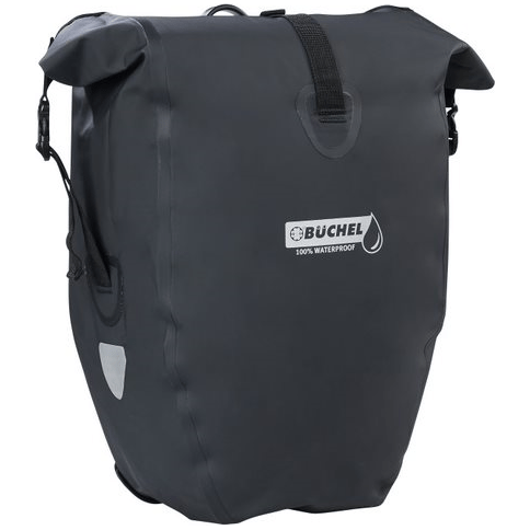 Büchel Einzelne Fahrradtasche 100% wasserdicht 25,4 Liter