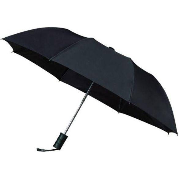 Zwarte Mirage opvouwbare regenparaplu Ø100 cm, automatisch openend, geschikt voor regenachtige dagen.