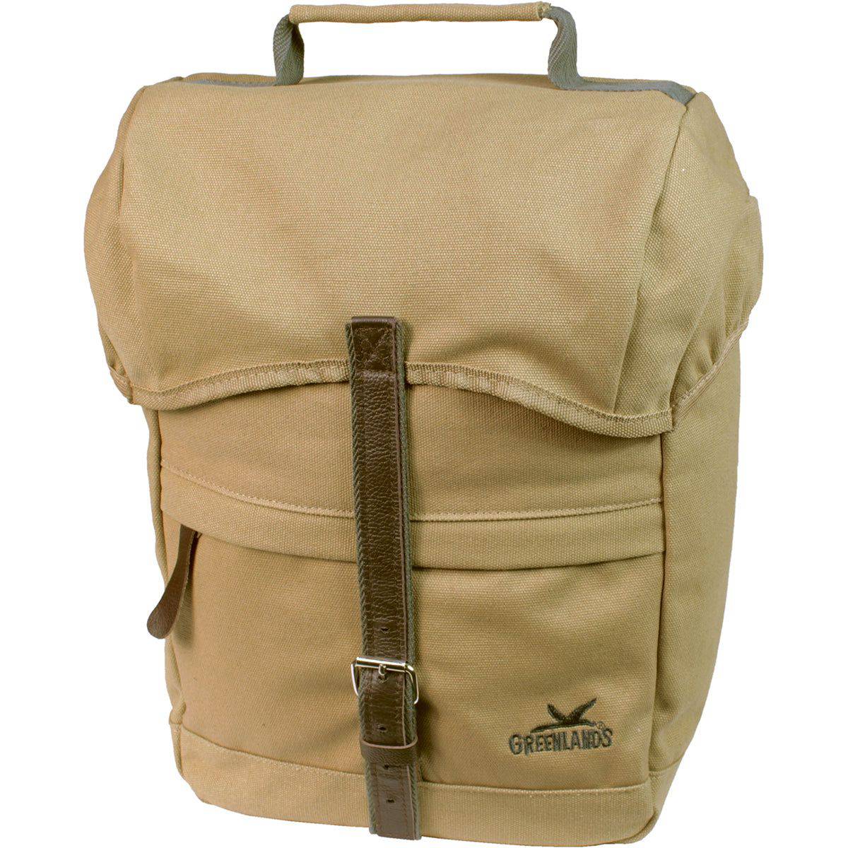 Greenlands Enkele Fietstas Canvas Travel 20 Liter 30 X 37 X 17 Cm - Camel - Le Coq Wielerartikelen