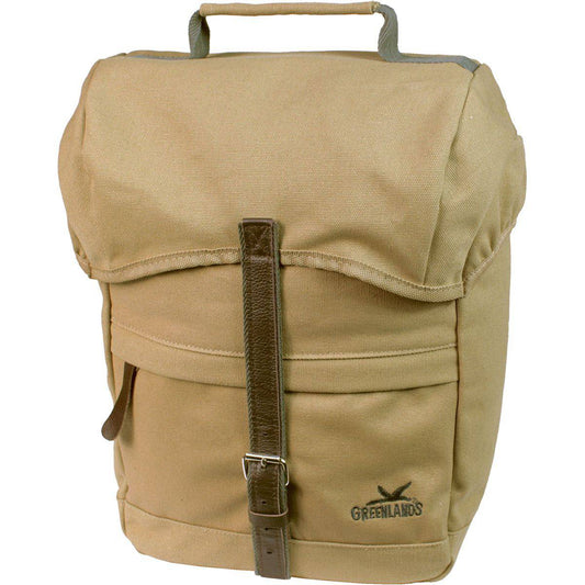 Greenlands Enkele Fietstas Canvas Travel 20 Liter 30 X 37 X 17 Cm - Camel - Le Coq Wielerartikelen