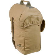 Groene Greenlands canvas fietstas enkel, 20 liter, camel kleur, 30x37x17 cm, geschikt voor reizen en dagelijks gebruik