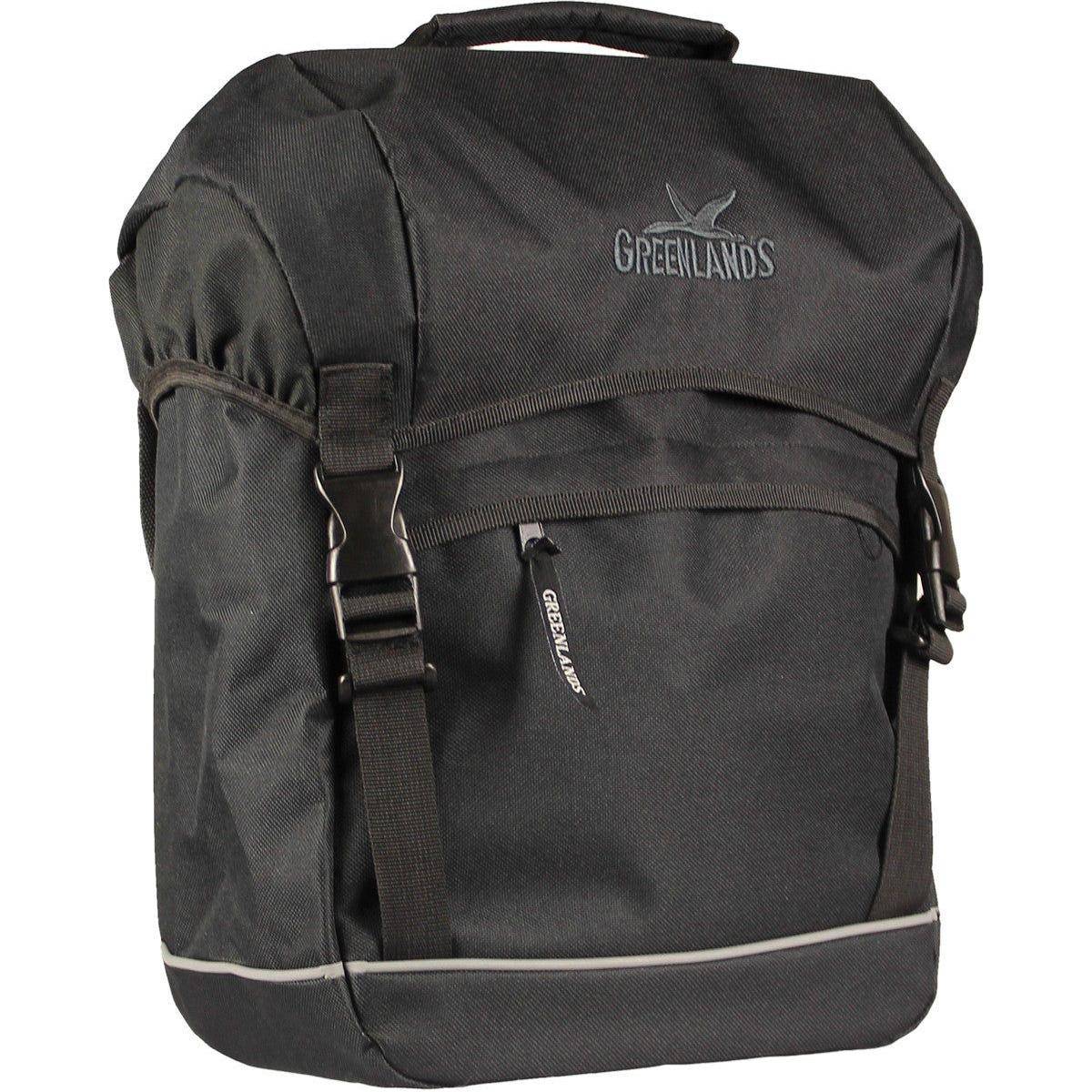 Greenlands Enkele Fietstas Travel 25 Liter  32 X 42 X 19 Cm - Zwart - Le Coq Wielerartikelen