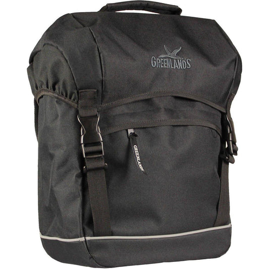 Greenlands Enkele Fietstas Travel 25 Liter  32 X 42 X 19 Cm - Zwart - Le Coq Wielerartikelen