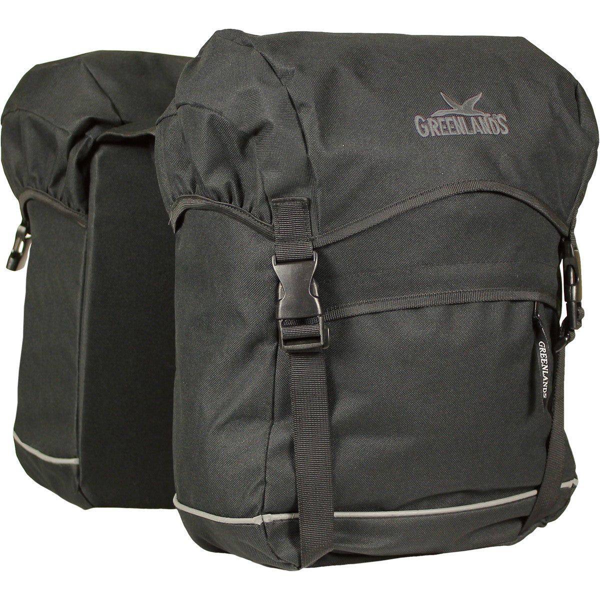 Greenlands Dubbele Fietstas 50 Liter 32 X 42 X 19 Cm (X2) - Zwart - Le Coq Wielerartikelen