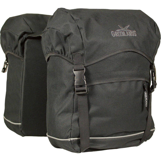 Greenlands Dubbele Fietstas 50 Liter 32 X 42 X 19 Cm (X2) - Zwart - Le Coq Wielerartikelen