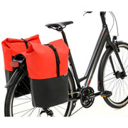 Dubbele fietstas New Looxs Nyborg 34 liter met rolsluiting, geschikt voor fietsdragers en ruime opbergmogelijkheden