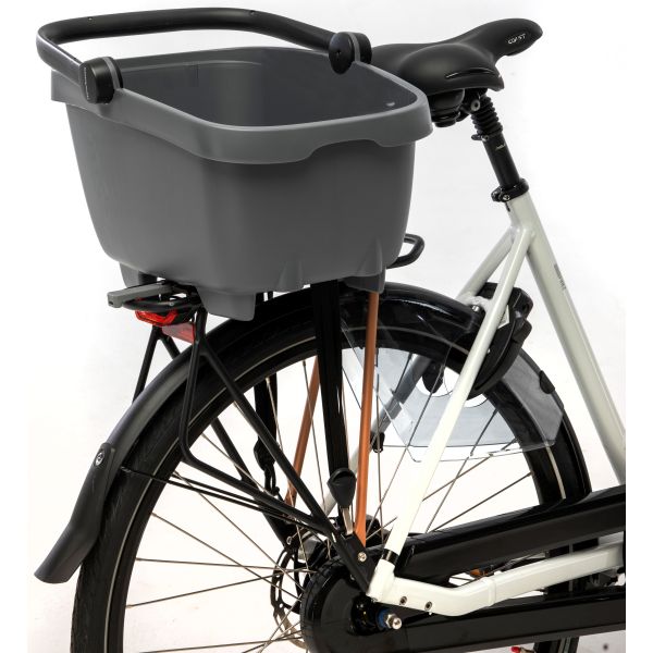 New Looxs Clipper 28 liter anthraciet fietsmand - Le Coq Wielerartikelen