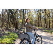 Nieuwe Looxs Clipper fietsmand achterdrager, 28 liter, gerecycled kunststof, voor fiets achterdrager, ruime en duurzame fietstassen