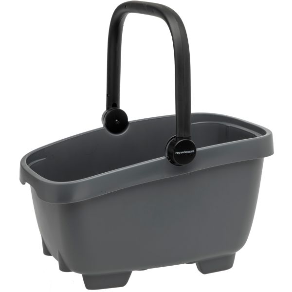 Nieuwe Looxs Clipper fietsmand achterdrager, 28 liter, gerecycled kunststof, ruime en duurzame fietsmand voor achterop de fiets