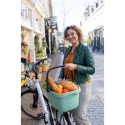 Nieuwe Looxs Clipper fietsmand achterdrager, 28 liter, gerecycled kunststof, stevige en ruime bagagedrager mand voor fiets.