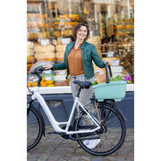 Nieuwe Looxs Clipper fietsmand achterdrager, 28 liter, gerecycled kunststof, stevige en praktische fietstas voor achterop de fiets.