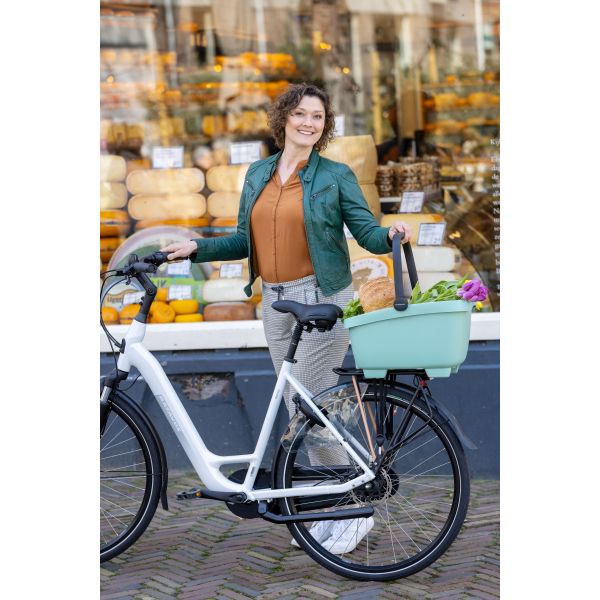 New Looxs Clipper 28 liter anthraciet fietsmand - Le Coq Wielerartikelen
