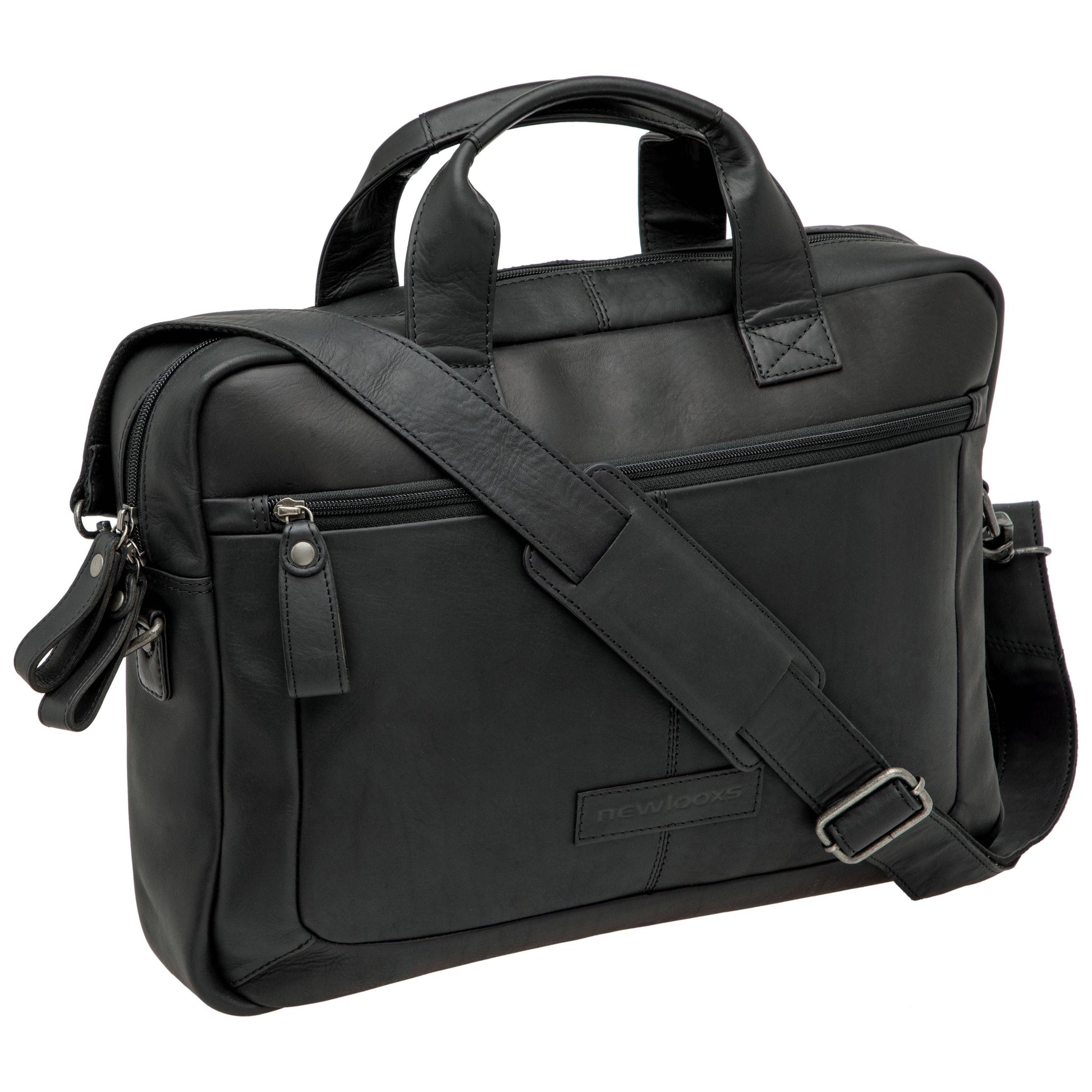 New Looxs Laptoptas Luko 7.5 Liter - 42 X 6 X 30 Cm - Gemaakt Van Luxe Leder - Le Coq Wielerartikelen