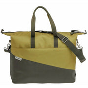 Nieuwe Looxs Oslo Tendo fietstas met schouderriem, 21 liter, gerecycled polyester en laptopvak, zwart en stijlvol design.