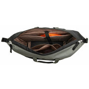 Nieuwe Looxs Oslo Tendo fietstas met 21 liter capaciteit en laptopvak, gemaakt van 100% gerecycled polyester, zwart kleur.
