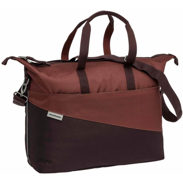 Nieuwe Looxs Oslo Tendo fietstas met schouderband, 21 liter, gerecycled polyester en laptopvak, zwart en waterdicht.