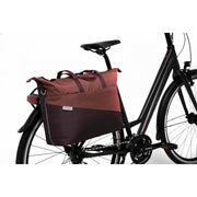 Nieuwe Looxs Oslo Tendo fietstas met schouderriem, 21 liter, inclusief laptopvak, gemaakt van 100% gerecycled polyester.