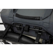 Nieuwe Looxs Tulum Camella dubbele fietstas van 26 liter, gemaakt van 100% gerecycled polyester, zichtbaar op de afbeelding