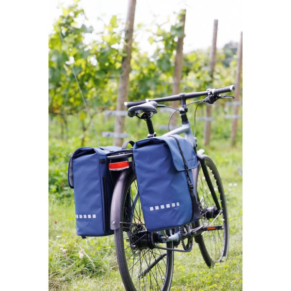 New Looxs  Dubbele Fietstas Odense Double Mik 39 Liter 34 X 16 X 38 Cm (2X) - Le Coq Wielerartikelen