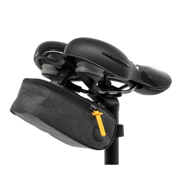 Zadeltas van Selle San Remo, waterbestendige Selle Royal zadeltas met ICS-clip voor fietsaccessoires.