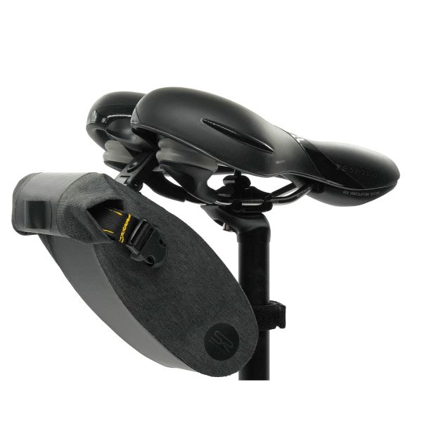 Zadelrugzak Selle Royal Zadeltas van Selle San Remo, waterbestendig en geschikt voor fietsaccessoires.