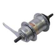 Shimano Sg-3C41 Nexus 3-versnellingen schakelkettingindicator met terugtraprem en 36 tanden, zichtbaar in de afbeelding.