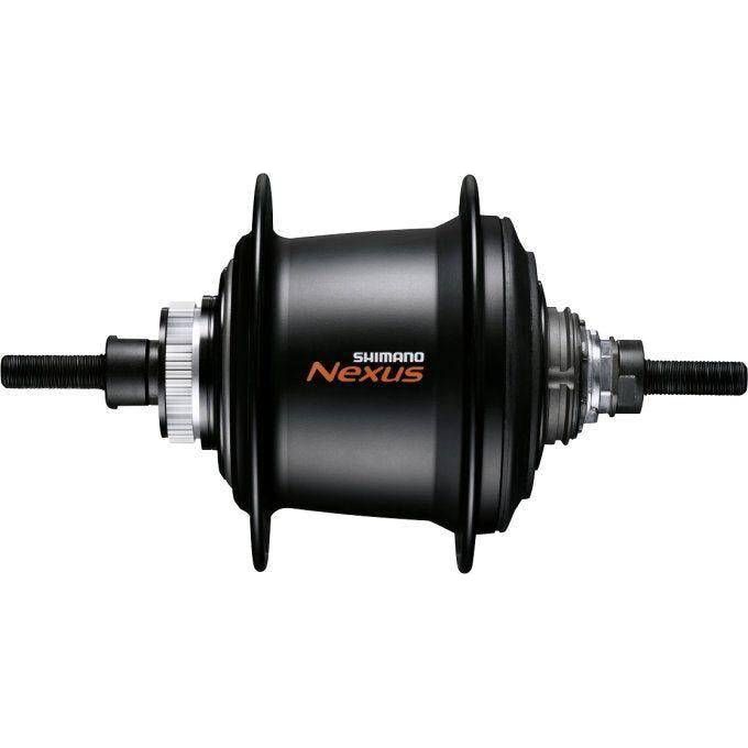 Shimano Nexus SG-C3001 7-versnellingen schakelkettingindicator voor naaf, zwart, geschikt voor schijfremmen.