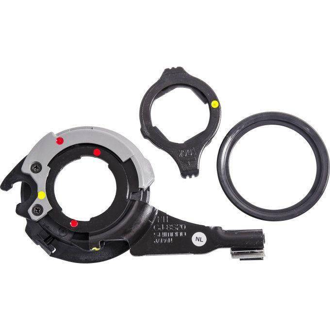 Shimano CJ-8S20 Nexus 8 cassette koppeling, fietsonderdeel met metalen onderdelen en bevestigingsmechanisme.
