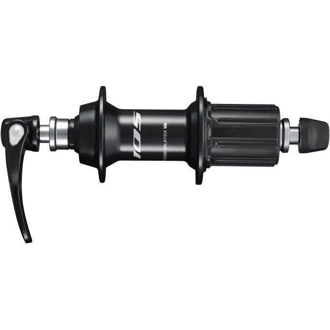 Shimano 105 Fh-R7000 achternaaf met 32 versnellingen, snelspanner en velgrem, geschikt voor 10/11-speed fietsen.