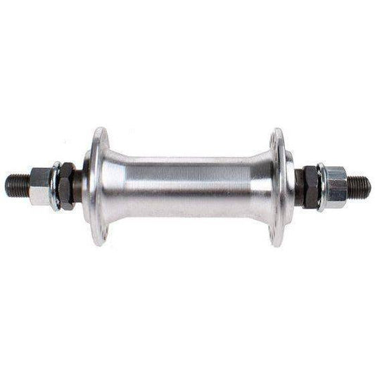 Voornaaf Vinty Aluminium 36 Gaats Met 10 Mm Vaste As - Zilver - Le Coq Wielerartikelen
