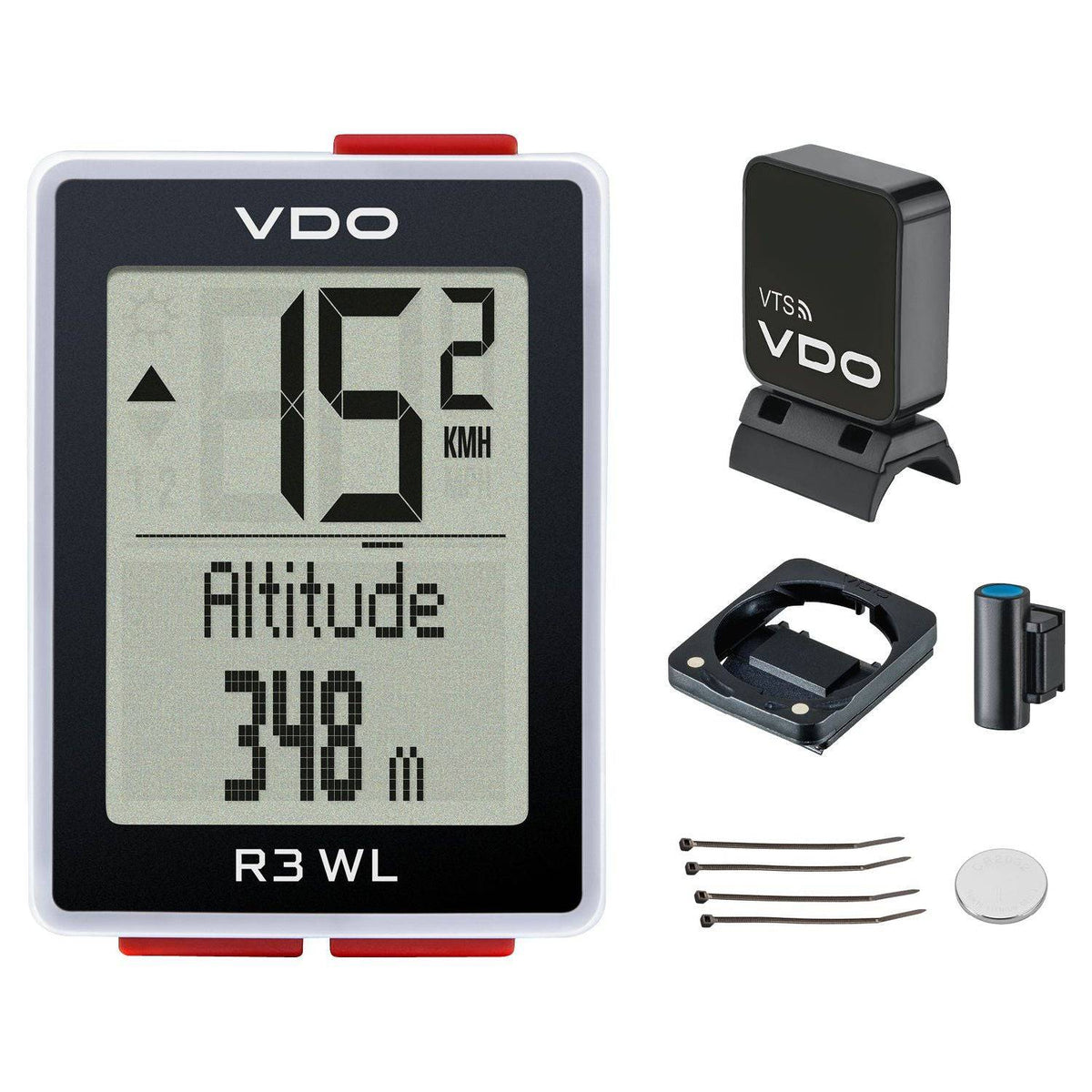 Vdo Fietscomputer R3 Wl Sts (Hoogte) - Le Coq Wielerartikelen