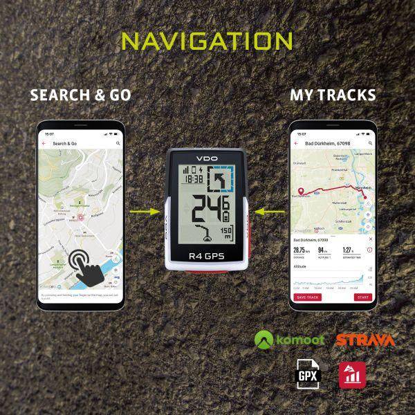 Vdo Fietscomputer R4 Gps - Le Coq Wielerartikelen