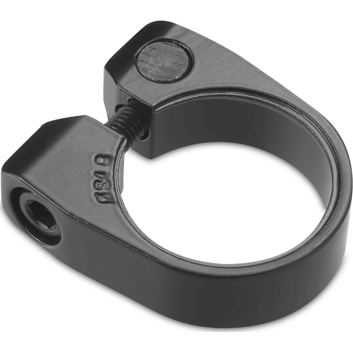 Zwart Ursus aluminium zadelpenklem 38,1 mm voor fiets, stevig en lichtgewicht bevestigingsonderdeel