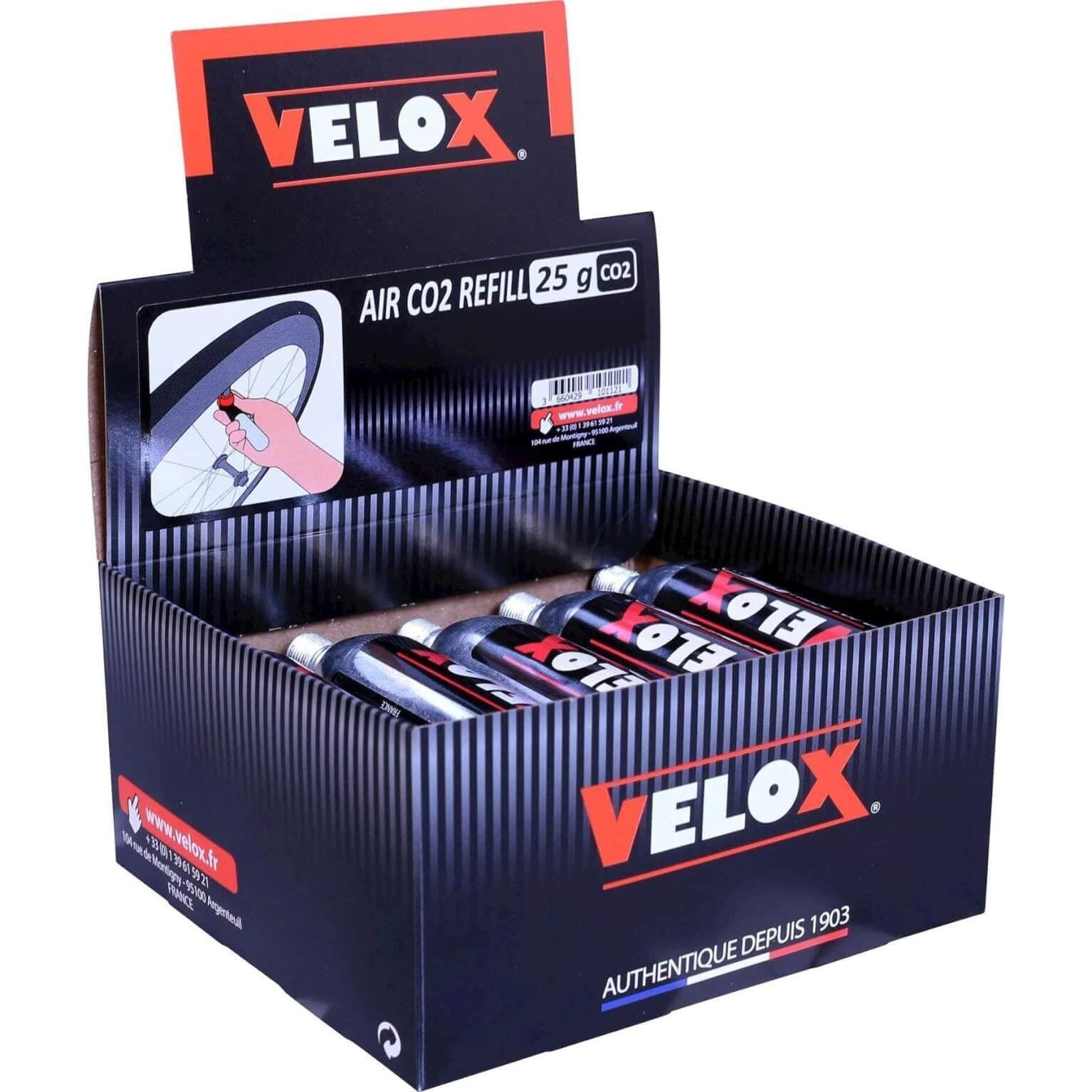 Co2 Cartridge Velox Met Draad 25 Gram (1 Stuk) - Le Coq Wielerartikelen