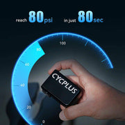 Elektrische fietspomp van Cycplus A2S Cube Mini, compacte accu- en elektrische fietspomp voor snel oppompen