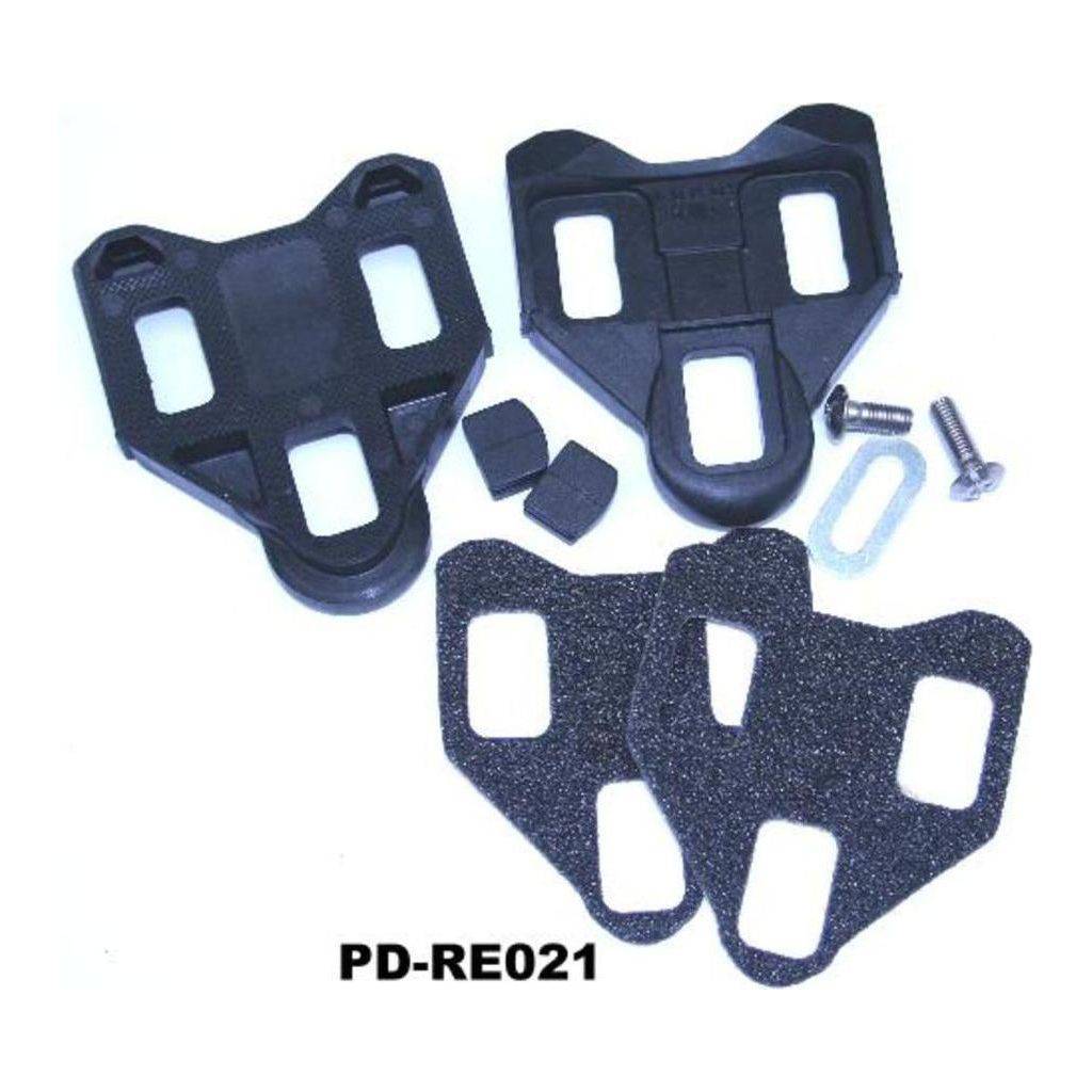 Schoenplaat Campagnolo Zonder Speling Zwart Set A 2 Stuks - Le Coq Wielerartikelen