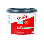 CyclOn Stay Fixed Carbon montagepasta voor fietsverlichting, zwart, geschikt voor veilige bevestiging op fiets.