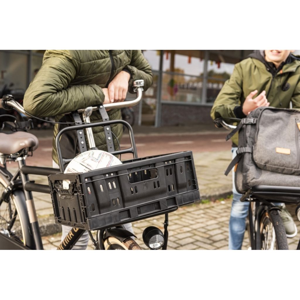 Steco Drager V Transport voordragers van 30x30 cm met stevige constructie en zwarte afwerking, geschikt voor transport en opslag