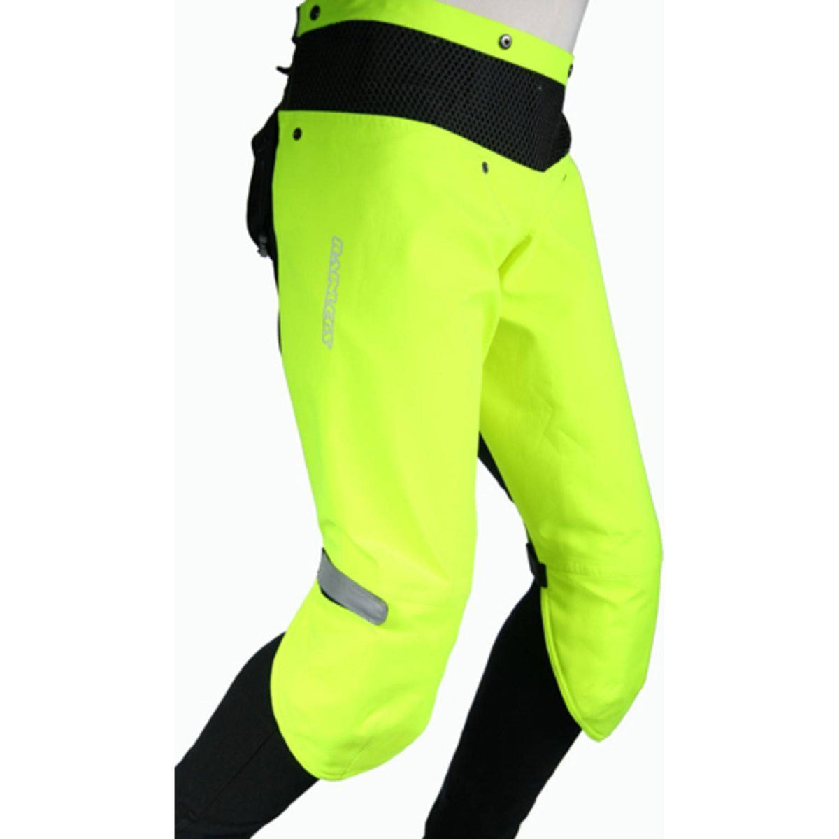Gele Rainlegs regenbroek van het merk Rainlegs, waterdichte regenbroek voor bescherming tegen regen.