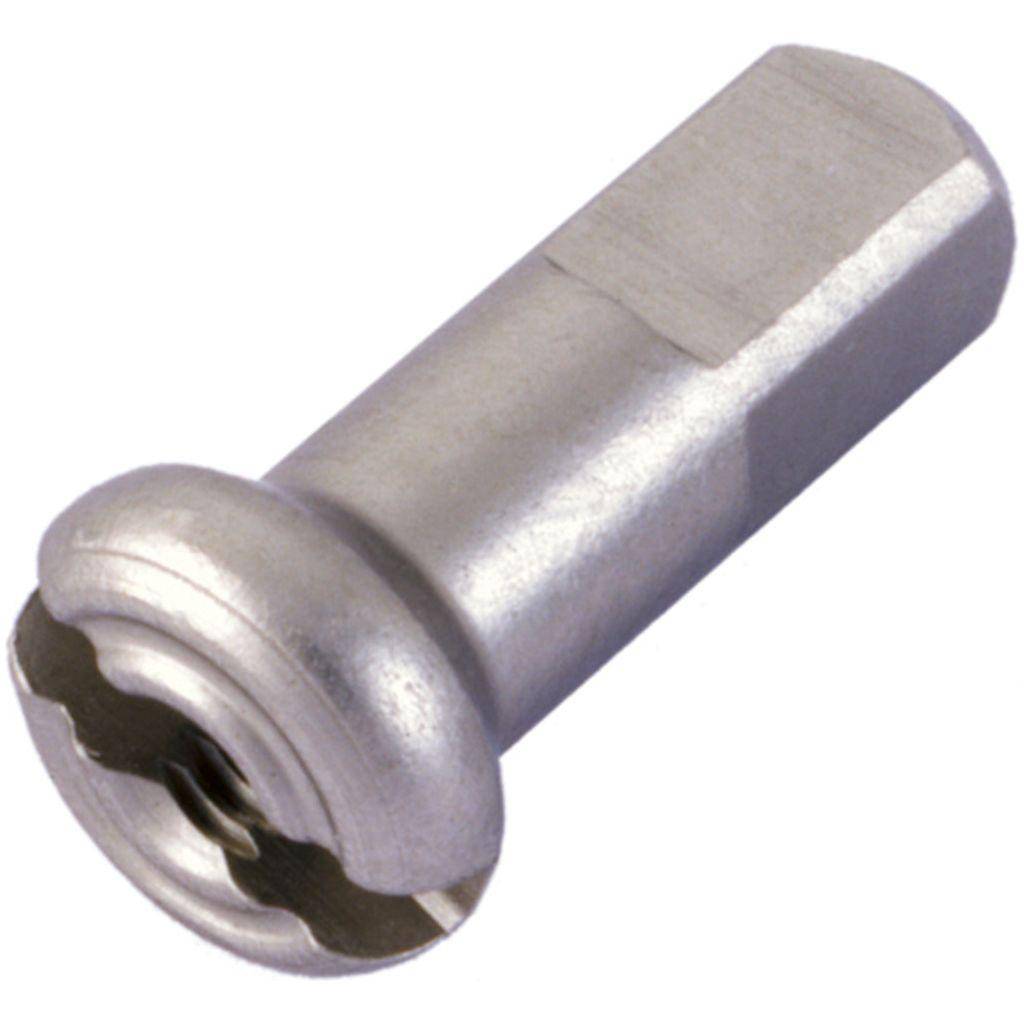 DT Swiss Spaaknippel MS 14-16mm voor fietsvelgen, zwart, geschikt voor snelle montage en duurzame wielbouw.