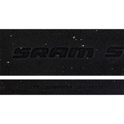 Zwarte Sram Supercork kurkstuurwitsel met griptextuur, geschikt voor fietssturen en comfort tijdens het rijden.