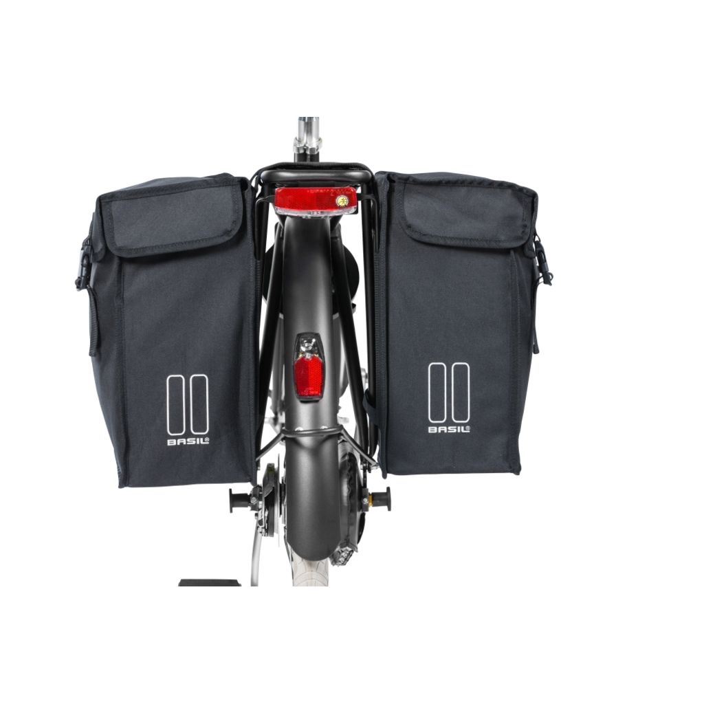 Basil Doppel-Fahrradtasche Mara XXL Schwarz 47 Liter