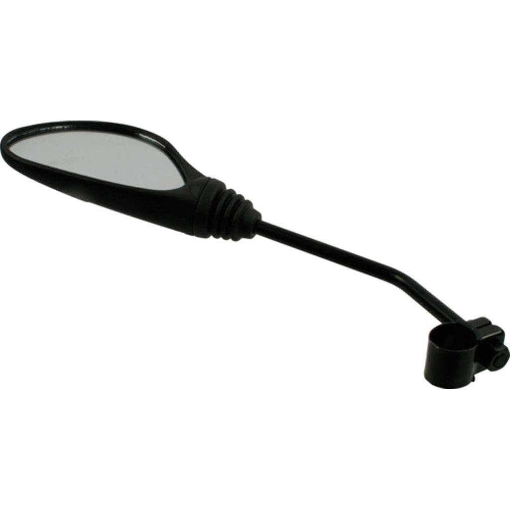 Busch & Müller fietsspiegel met universeel bevestigingssysteem, zwart, diameter 60 mm, voor optimale zichtbaarheid en veiligheid.