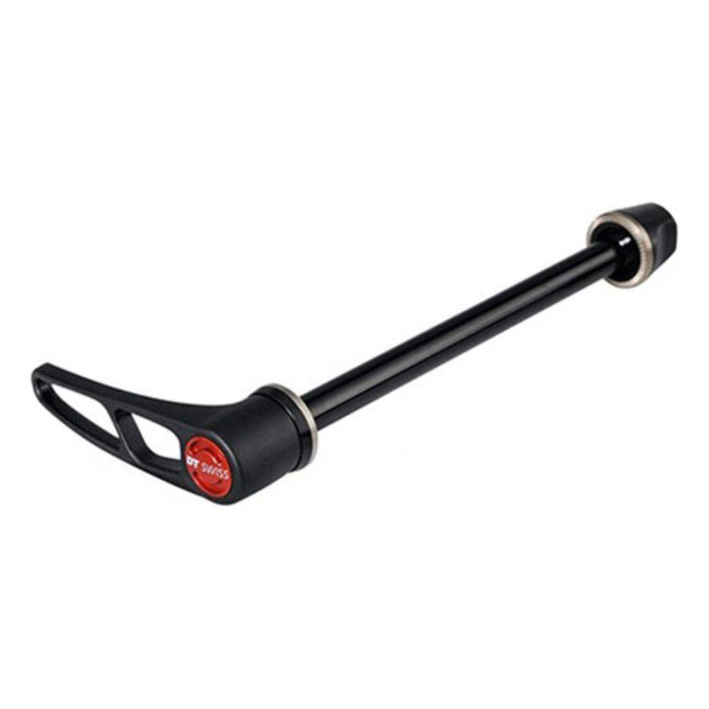 DT Swiss Naafd DT RWS TB 100/9 steekassen, stevige en duurzame snelspanner voor fietsnaaf, zwart kunststof en metalen onderdelen