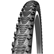 Zwarte Schwalbe CX Comp 24 x 1.75 buitenband met reflectie, geschikt voor fiets, zichtbaar met profiel en reflectieband.